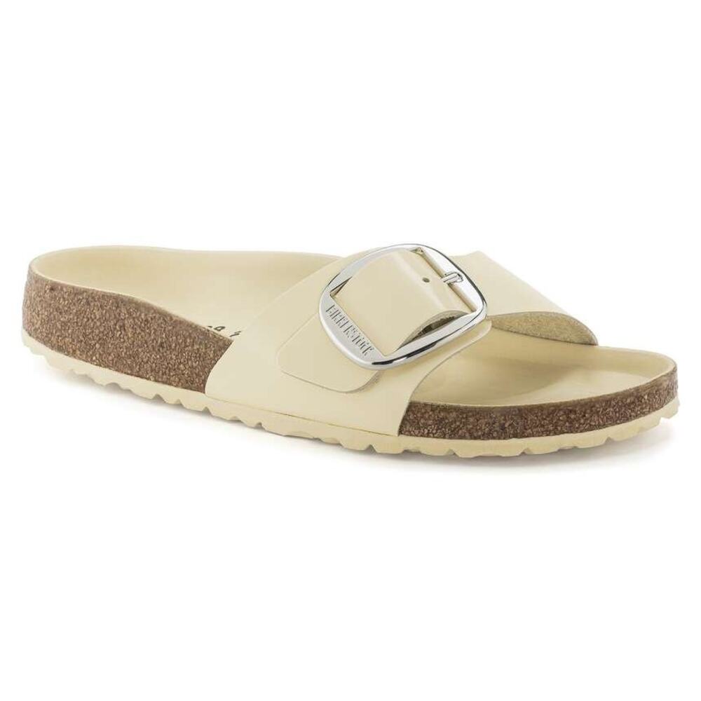BIRKENSTOCK Madrid Big Buckle Sandle Sz 37 Like New High Shine Butter